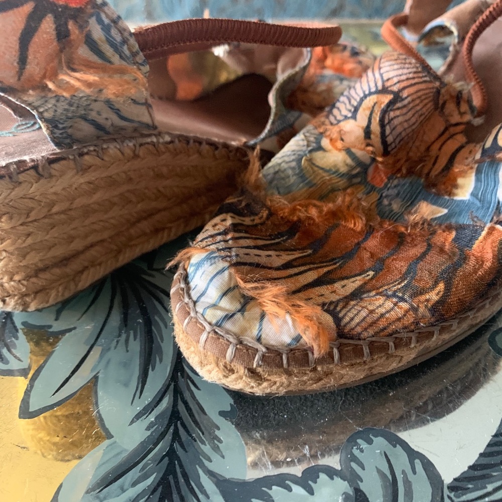 Aedo orange colorful espadrilles - Picture 3 of 7